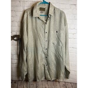 -utopia Comfort Fit Button Front Shirt Long Sleeve Men's Size XL‎